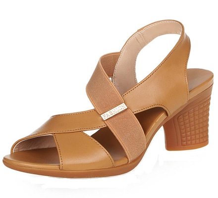New Leather Sandals High Heels Shoes Sexy Peep Toe Women Summer Sandals Plus Size Color Patchwork Pumps Shoes Zapatos De Mujer